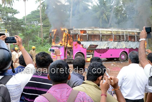 bus fire